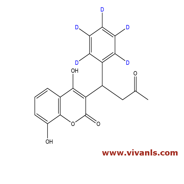 Stable Isotope Labeled Compounds-8-Hydroxy Warfarin-d5-1663651417.png